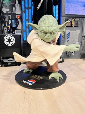 Star Wars Episode III Life Size Yoda Fiberglass Statue Pepsi Promo