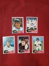 Topps 1981 Detroit TIGERS Lot of 5 Lance Parrish Steve Kemp 