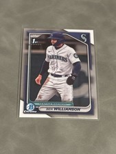 2024 Bowman Chrome - 1st Bowman Ben Williamson #BCP-67 Seattle Mariners