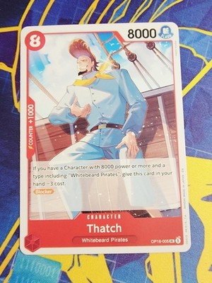 Thatch OP16-005 Uncommon The Time of Battle One Piece Near Mint