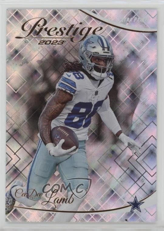 2023 Panini Prestige Xtra Points Diamond CeeDee Lamb #77 1e1b