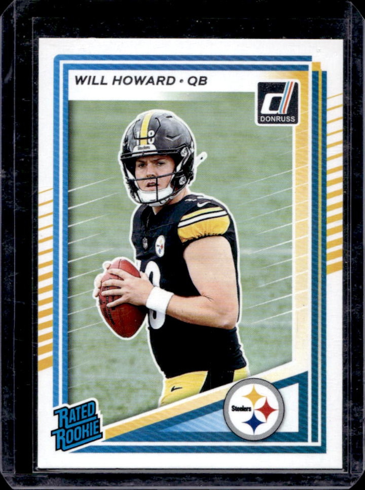 2025 Donruss Will Howard Rated Rookie RC #309 Steelers