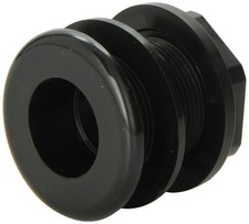Lifegard Aquatics 3/4-Inch Slip Bulkhead Fitting 3/4, black