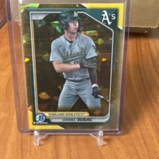 2024 Bowman Chrome Prospects Daniel Susac #BCP-42 Sapphire Gold /50