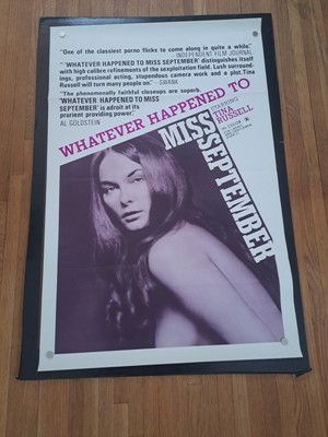 Whatever Happened to Miss September? (1973) 1SH Movie Poster Tri-folded 27x41