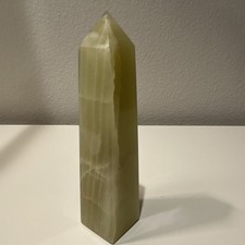 Green Onyx Crystal Healing Wand 5in 244g Made in Pakistan