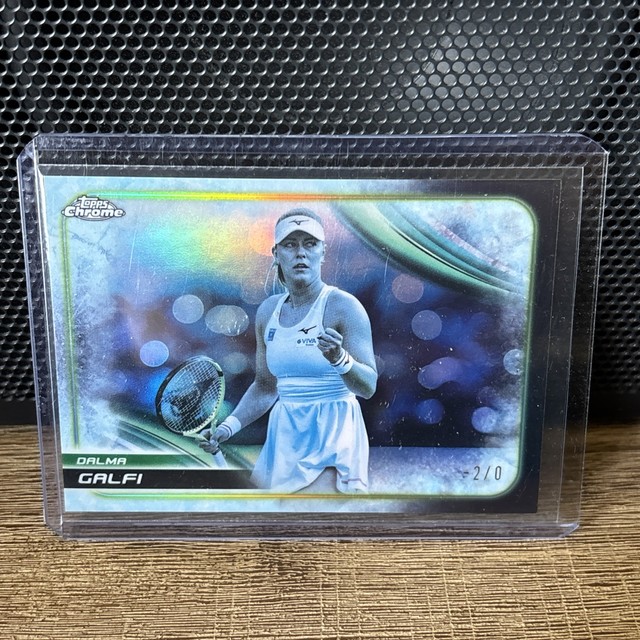 2025 Topps Chrome Tennis Dalma Galfi Frozenfractor -2/0