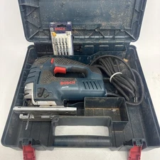 Bosch JS470E Corded Top-Handle Jigsaw- Blue With Bosch Wood Blades