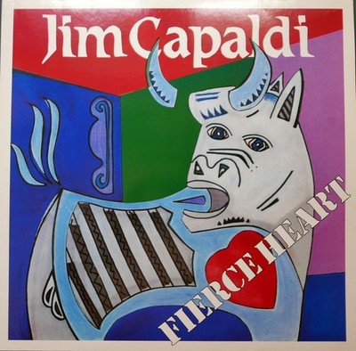 LP  Vinyl  Album  JIM CAPALDI FIERCE HEART  1983 WEA  25-0057-1   MINT