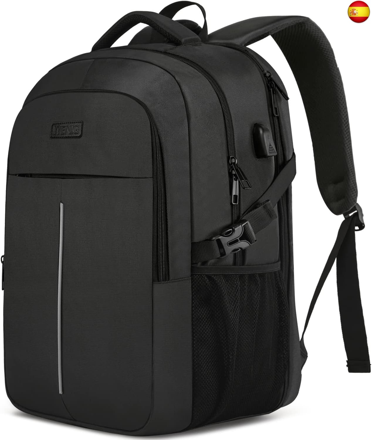 Mochila Hombre Portatil Impermeable para Ordenador Portatil 17.3 Pulgadas,