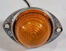 Vintage KD524 Light Housing Pc48 Yellow Lens Lady Bug Cobra Eye Marker Light