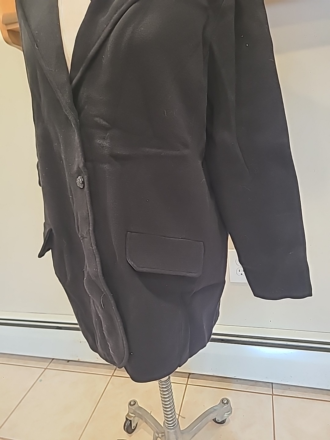 Lauren Ralph Lauren New Military Knit Sweater Blazer Jacket Women’s 3x Black thumbnail 4