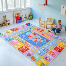 Children's Playroom Carpet - Soft Non-Slip 3x4 Foot Educational Rug