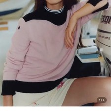 INK x W Concept Color Block Knit S Very Good Condition