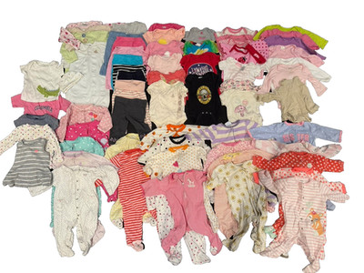3-6 months Huge lot BABY Girl Clothes Dress Sleepers Baby Gap Carters