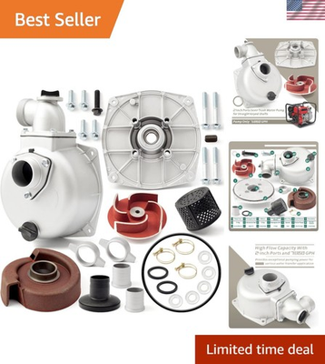 #ad High Performance 2 Inch Semi Trash Pump – 7860 GPH for Predator amp; Hydrostar $119.99