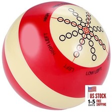  Billiard Cue Ball, AAA-Grade Profession Resin Standard Practice Training Cue 