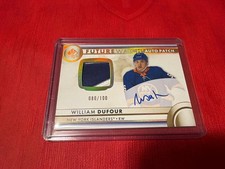 2023-24 SP Authentic Future Watch Auto Patch William Dufour RC Auto 080/100 #190