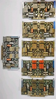 6 Vintage Circuit Boards Parts Collectors Gold Recovery.