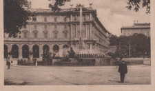 CARTOLINA  ROMA LAZIO PIAZZA DELL' ESEDRA STORIA MEMORIA CULTURA NON VIAGGIATA