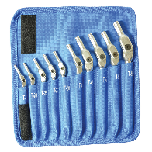 Bondhus Corp 00022 Bondhus Corp. 10PC HEX PRO PIVOT HEAD TORX WRENCH SET