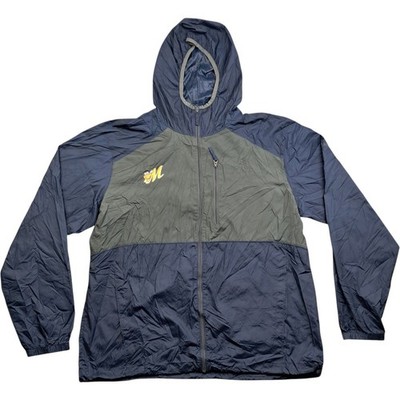 Columbia Windbreaker Large Herren blau Polyester Freizeit Kekse Wandern Outdoor