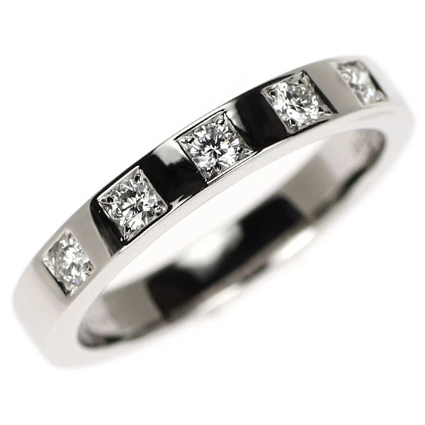 Bulgari Pt950 Diamond Ring Marry Me - Auth free shipping from Japan- Auth SELBY_