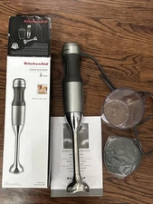 KitchenAid 2-Speed Hand Held Stick Immersion Blender Mixer KHB1231CU TESTED