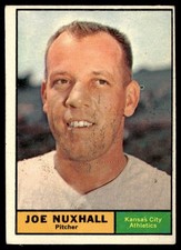1961 Topps Joe Nuxhall Kansas City Athletics #444
