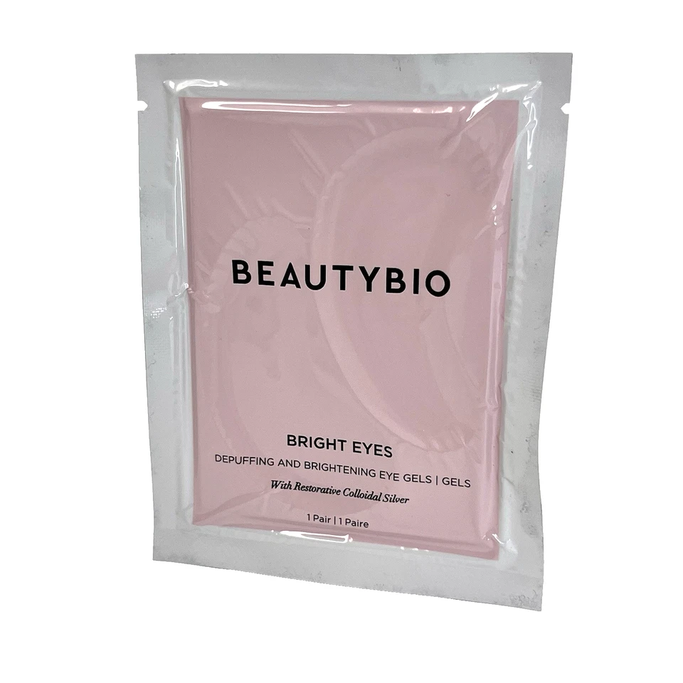 BeautyBio Bright Eyes 20 Pairs Depuffing & Brightening Eye Gels Patches - Image 2 of 4