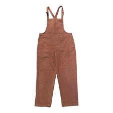 Aerie Corduroy Overalls Pants Woman  s Size Small Brown Adjustable Straps