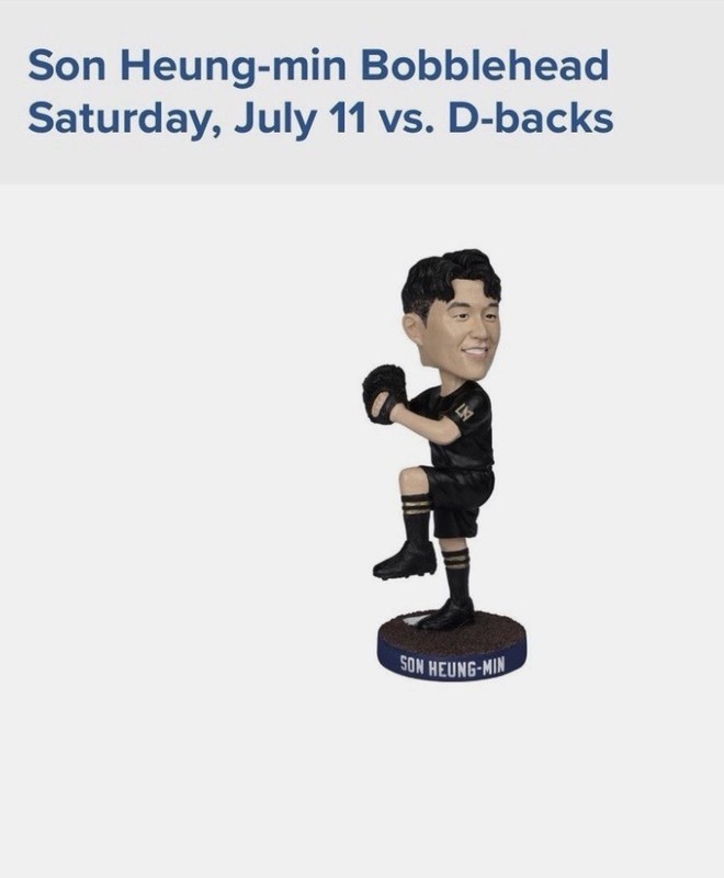 PRESALE - Son Heung-Min Dodgers LAFC Bobblehead 7/11/26 - NEW