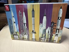 AMT Man in Space 5 Rocket Set Saturn V Nasa Moon 1/200 Model Kit. New FactoryBox