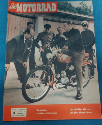 Zeitschrift: Das Motorrad. Heft Nr. 11. Von 1957.