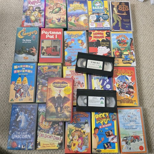 Vhs Kids Bundle 23 Titles Children's Television Films Series