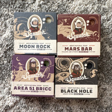 Dr. Squatch Galaxy Men  s All Natural Cold Process Soap Set 5 oz Moon Rock Mars