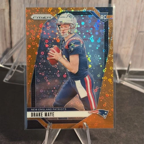 2024 Panini Prizm - Rookies Drake Maye #329 Disco Prizm (RC)
