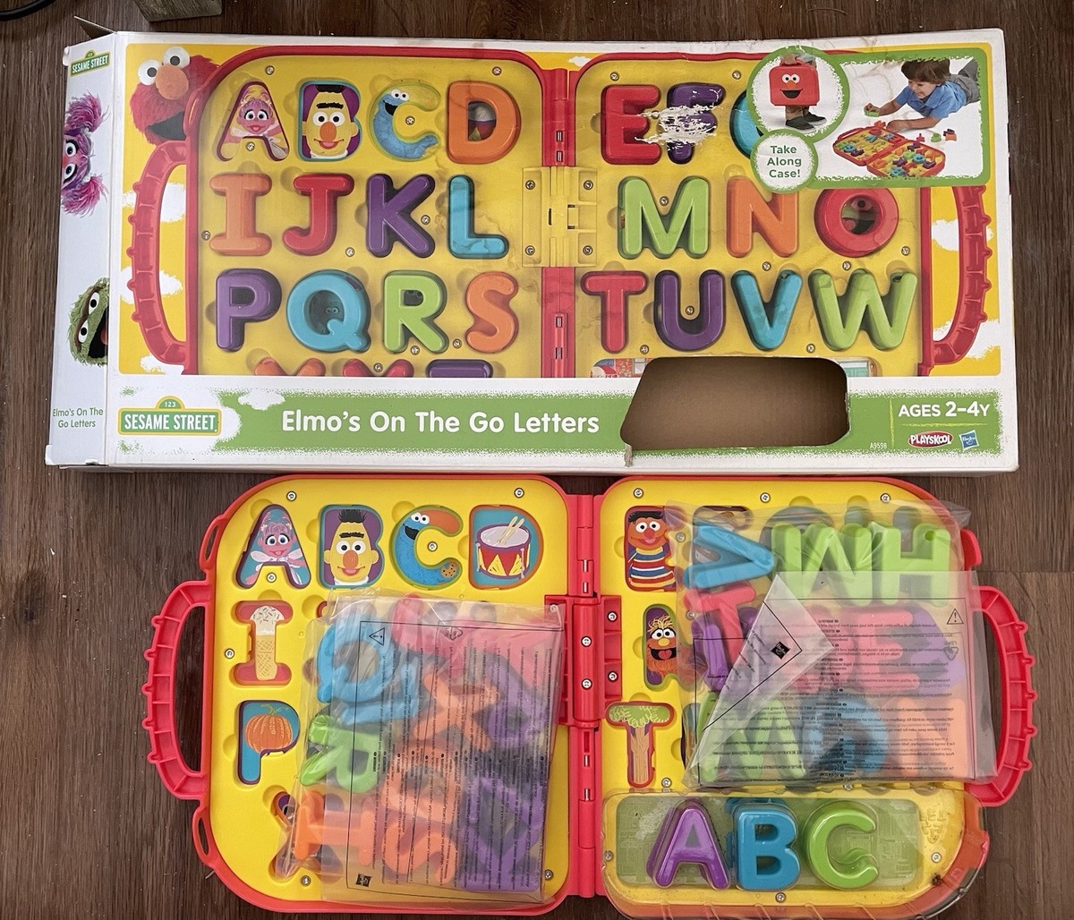 Sesame Street Elmo's On The Go Letters Alphabet Carry Case