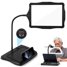 Magnifying Glass with Light and Stand 50 Ultra-Bright LEDs Large Magnifying L...