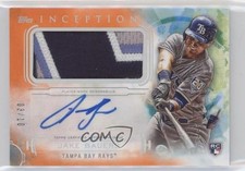 2019 Topps Inception Orange 3/10 Jake Bauers #IAP-JB Patch Auto 1u6