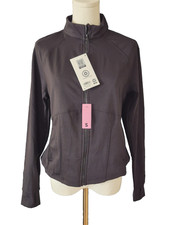 Member's Mark Women's Size S Jacket Full Zip Thumb Holes Pockets Black