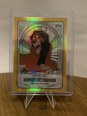 2025 Topps Disney Mint Scar Gold Foil /50 Lion King