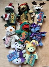 Grateful Dead Bean Bear Collection Series 9 Complete Set Liquid Blue w/tags