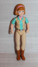 Vintage Playskool Dollhouse Western Cowgirl Sister Child Girl Doll Figure 5.5"