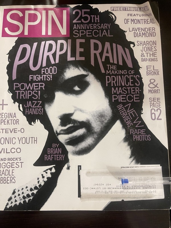 2009 JULY SPIN MAGAZINE - PRINCE COVER  - B 2083 Exc
