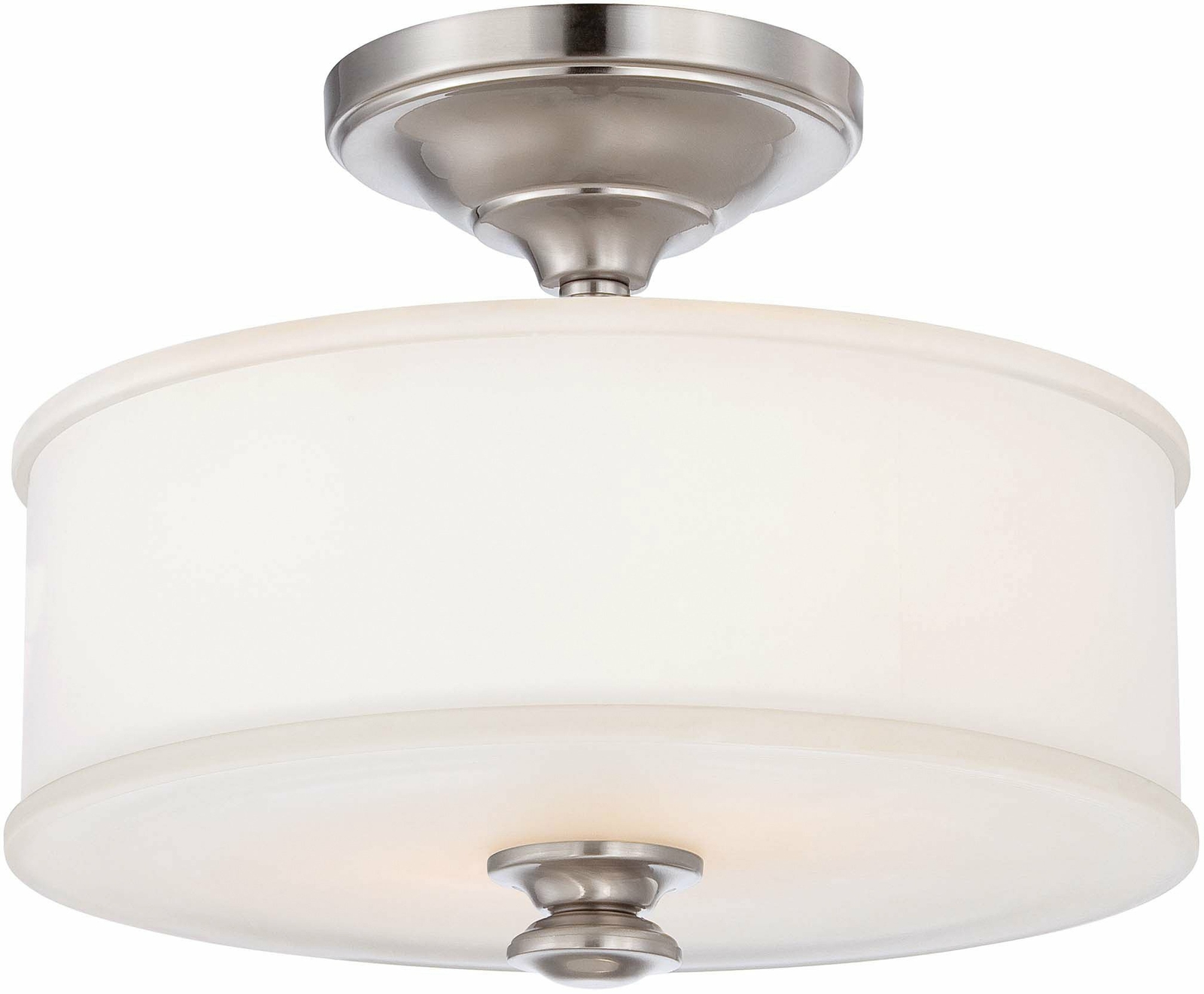 Minka Lavery 829 86 Round Round Glass Flush Mount Ceiling Lighting
