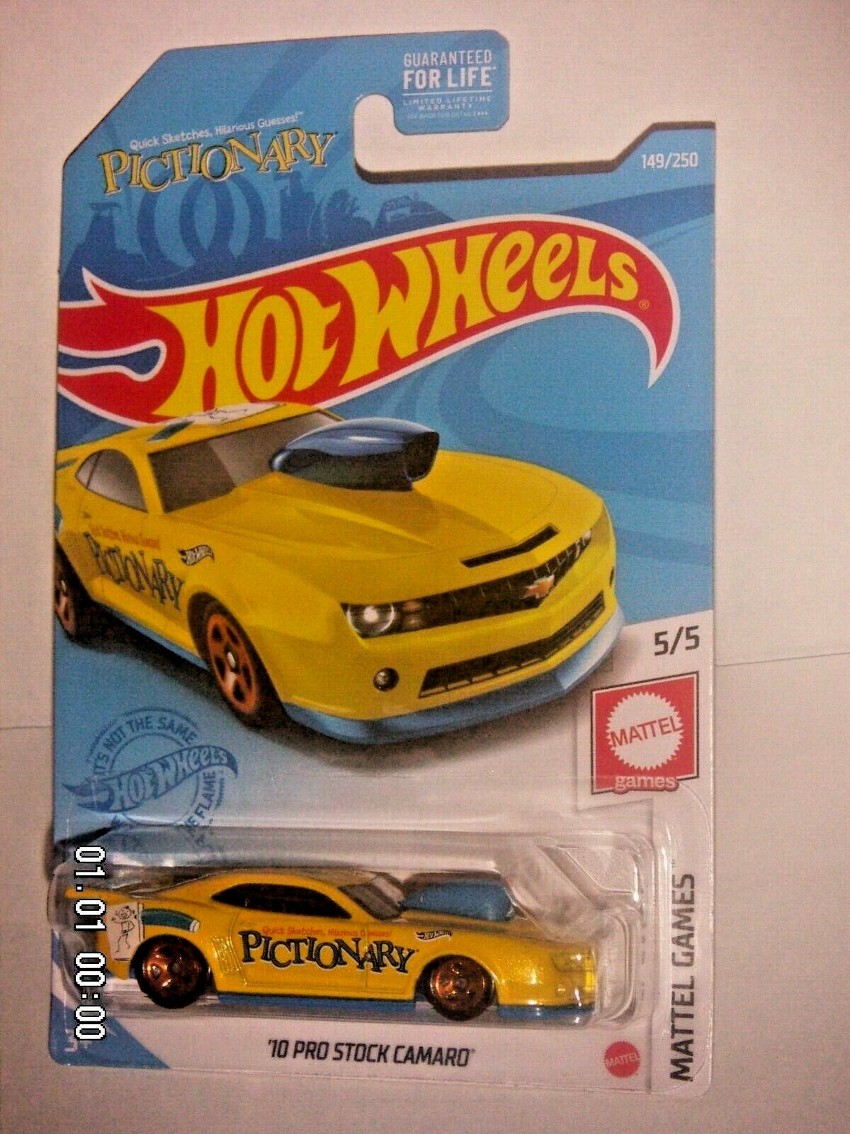Hot Wheels 2021  '10 Pro Stock Camaro  Mattel Games  Pictiionary
