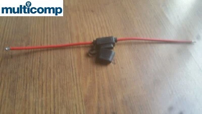 30A Blade Fuse Holder Automotive In-Line ATO MultiComp CQ-211CN New For Car Van