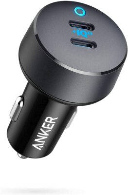 Anker 40W 2-Port USB C Car Charger Type C Car Adapter Power