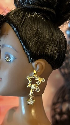 Barbie/Sindy. 12 Zoll Puppen Handarbeit Schmuck Ohrringe Halskette Zubehör Brandneu